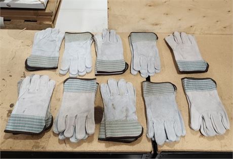 10 - Sz Large Work Gloves