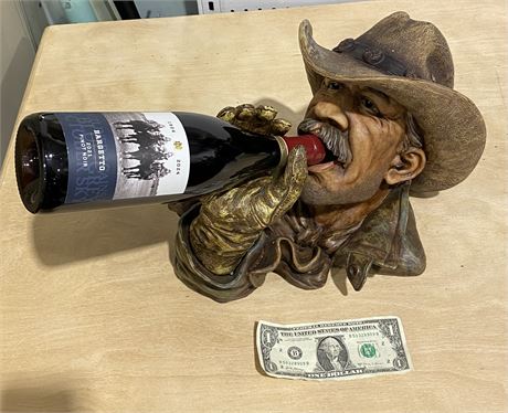 Rustic Cowboy Wine/ Beer Bottle Holder