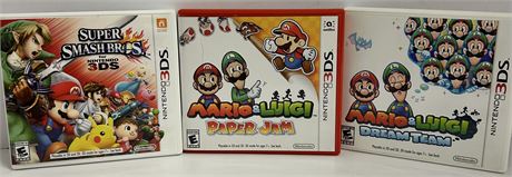 3 Nintendo 3DS games