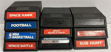 intellivision game cartridge We have 10 of them