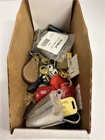 I have a whole lot of small locks and keys