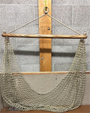 Two decorative fishing nets