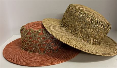 Two beautiful ladies hats 👒