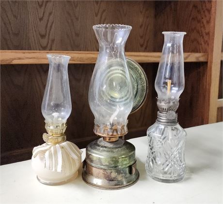 Vintage Mini Lamp Trio