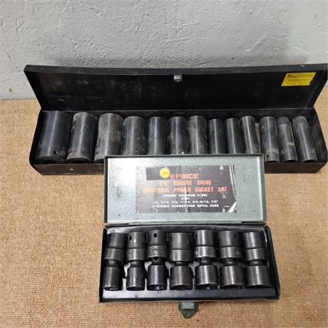 ½" Deepwell & Universal Socket Sets