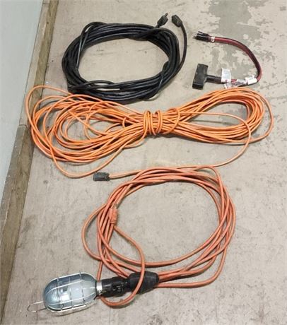 3 Power Cords & Trouble Light