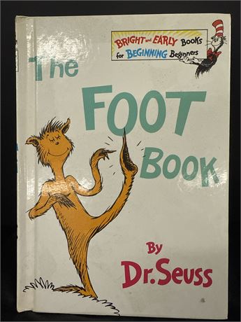 1968 first edition Dr. Seuss The Foot Book