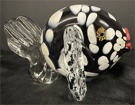 Glass sculpture Lalique fish