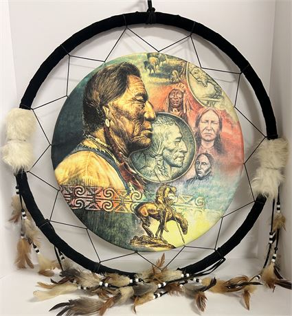 Native American Nickel Commomerative Masterpiece Dreamcatcher