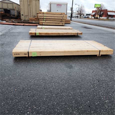 2x4x8'  Lumber (Bunk #10) - 36pcs.