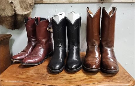 New Boot Trio  (7-8 sz)