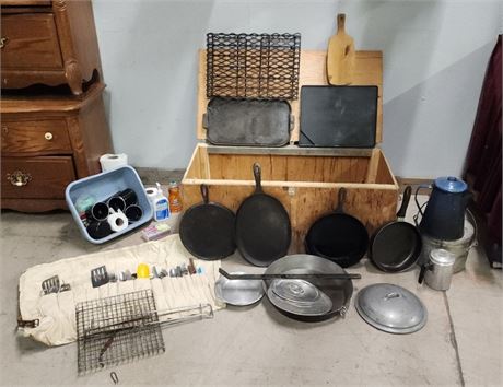 Complete Camp Cook Set W/ Case