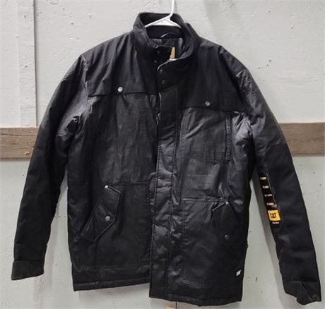 New Caterpillar Waxed Canvas Winter Jacket - 2XL