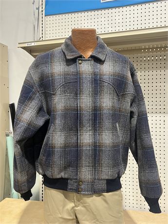 Pendleton 100% Wool Plaid Jacket Men’s Size L