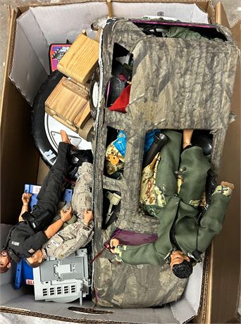 Box full of toys