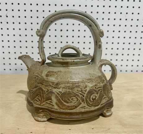 Vintage Pottery Stonewear Teapot