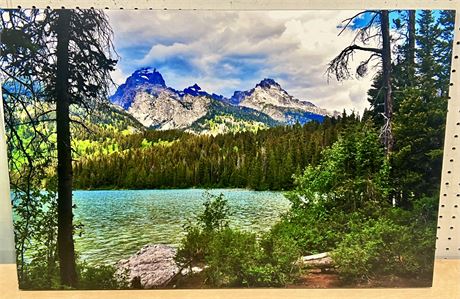 Bradley-Taggert Teton National Park Print by Alicia Lee Mounted Wall Art