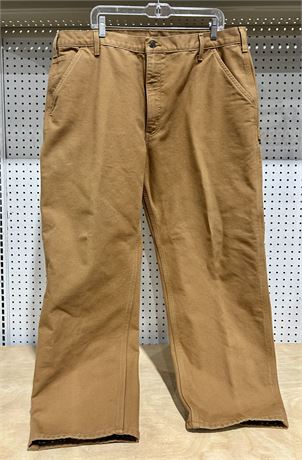 Carhartt Men’s Tan Insulated Work Pants 42X30