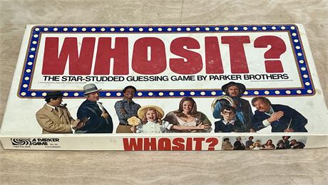 WHOSIT Vintage Parker Brothers Board Game 1977