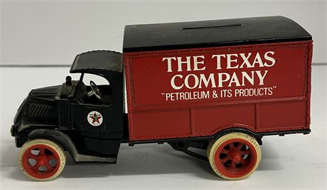 Texaco truck piggy bank