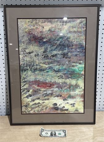 Abstract Painting by Rao Framed Wall Art