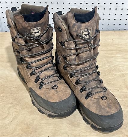 Irish Setter Red Wing Waterproof Insulated Camo Hunting Boots Men’s size 9.5