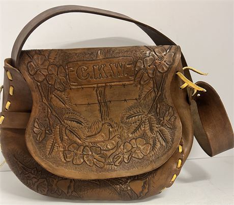 Hand made leather bag