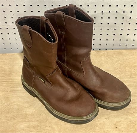 Wolverine Multishox Brown Leather Waterproof Boots Men’s size 8