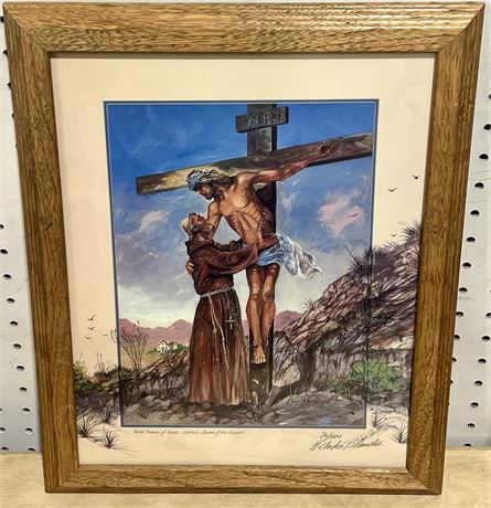 “Jesus on the Cross” by H. Andre Blanche Signed Limited Edition (76/1000) Print