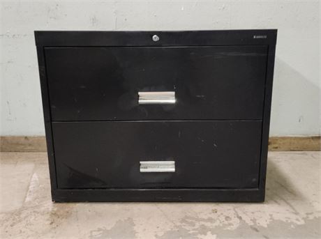 2 Drawer Anderson Hickey Metal File Cabinet - 36x18x29