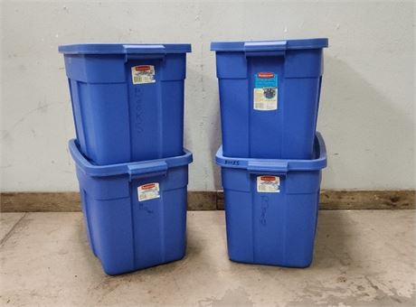 18 Gallon Lidded Totes