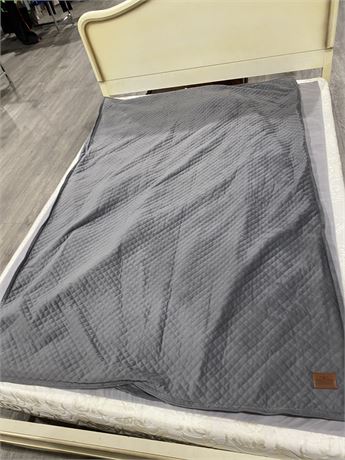 Pendleton Weighted Blanket Gray Quilted 48X72 10lb