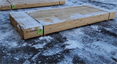 2x6x104" Lumber - 40pc. (Bunk #13)