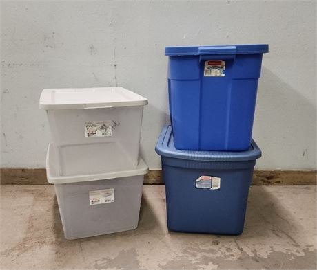 55 & 68 Liter Lidded Totes