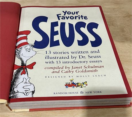 “Your Favorite Seuss” 13 Stories with Illustrations by Dr. Seuss Hardcover