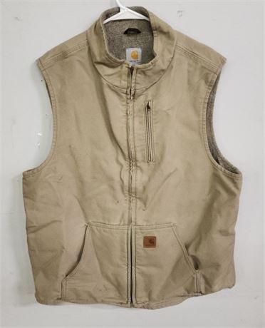 Carhartt Canvas/Fleece Vest XL