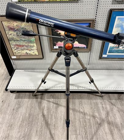 Celestron Astromaster 70mm Refractor Telescope with Mount and Tripod