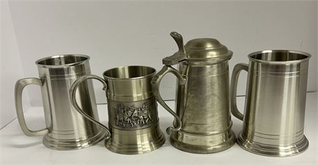 4 different pewter Bernstein