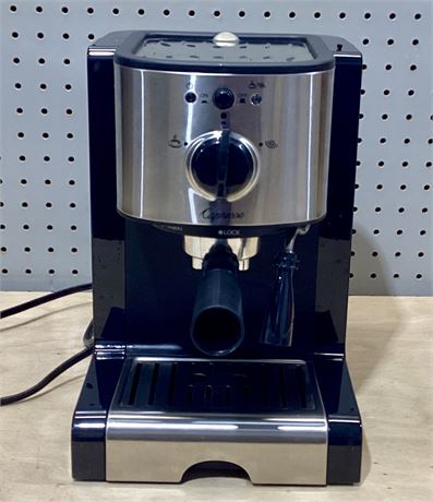 Capresso Pump Espresso and Cappuccino Machine in Stainless Steel