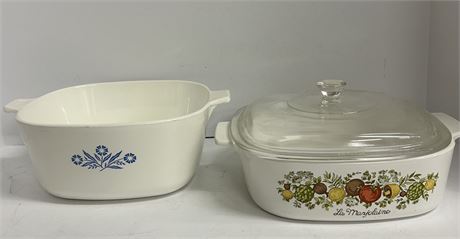 Two small casseroles dishes