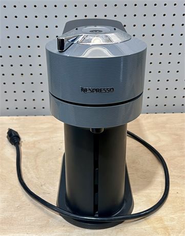 Nespresso Vertuo Next Deluxe Capsule Pod Espresso Machine in Dark Gray/Blue