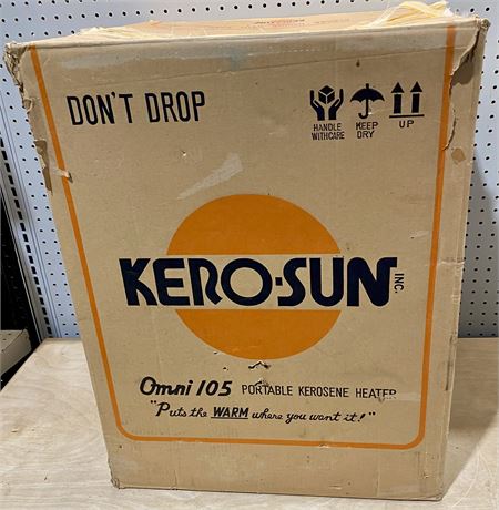 Vintage Kerosun Portable Kerosene Heater