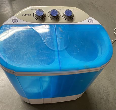 Kuppet Portable Mini Washing Machine Top Loading with Spin Cycle