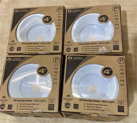 Lithonia Lighting LED Downlight Module Recessed Lighting 4” (4)