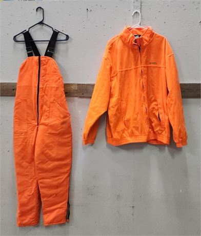 High Visibility Hunting overalls & Remington Jacket - Sz Med - XL