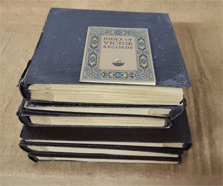 Vintage Victor Record Indexes