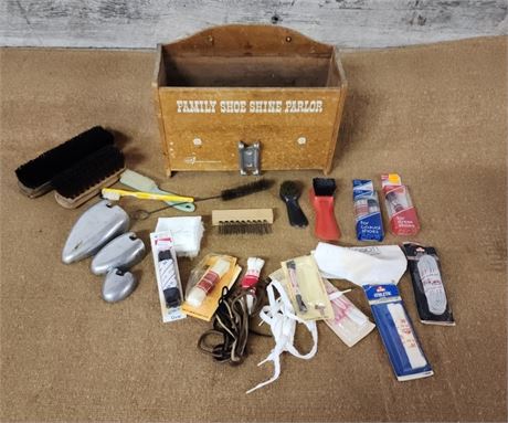 👢Vintage Shoe Shine Kit