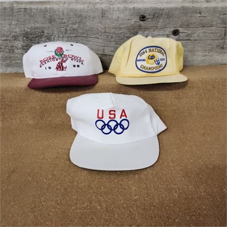 Vintage Snap Back Cap Trio