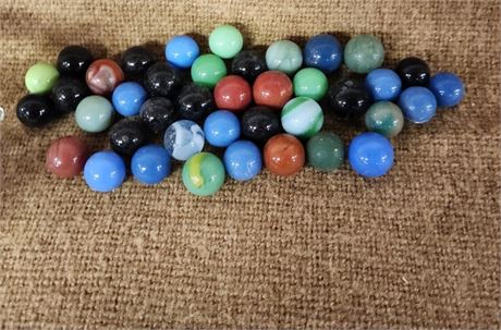 Vintage Assorted Colors Marbles