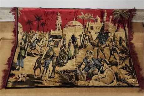 Antique Belgium tapestry - 56x39